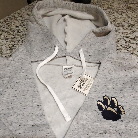 NWT Victoria secret pink hoodie Collegiate collection K-State, Pitt, ISU,Hokies - Picture 6 of 6